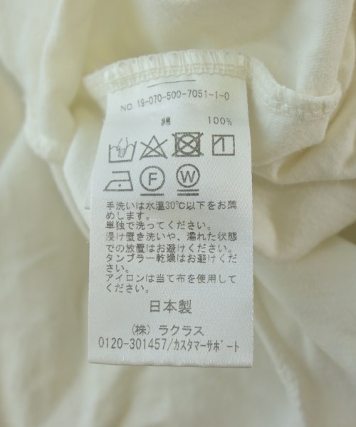 MUSE de Deuxieme Classe（ミューズドゥドゥーズィーエムクラス）Tシャツ・カットソー 白 サイズ:-(M位) レディース/2200635158208
