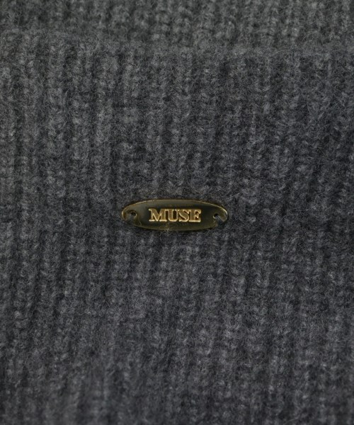 MUSE de Deuxieme Classe（ミューズドゥドゥーズィーエムクラス）ニット・セーター グレー サイズ:F レディース/2200632807055