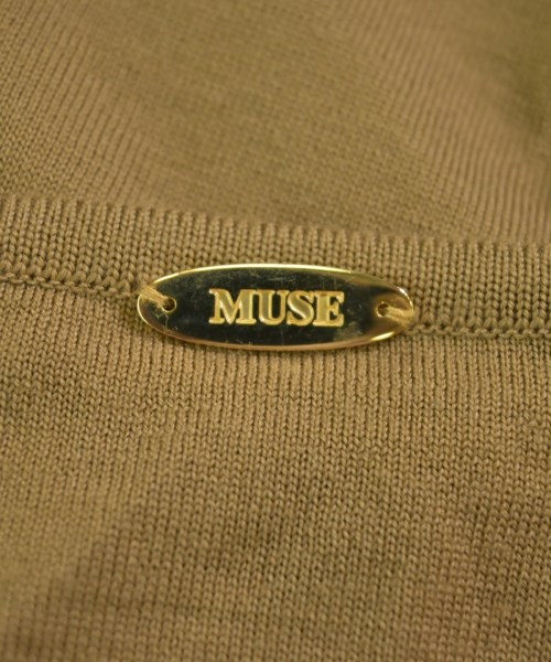 MUSE de Deuxieme Classe（ミューズドゥドゥーズィーエムクラス）カーディガン ベージュ サイズ:36(S位) レディース/2200641055041