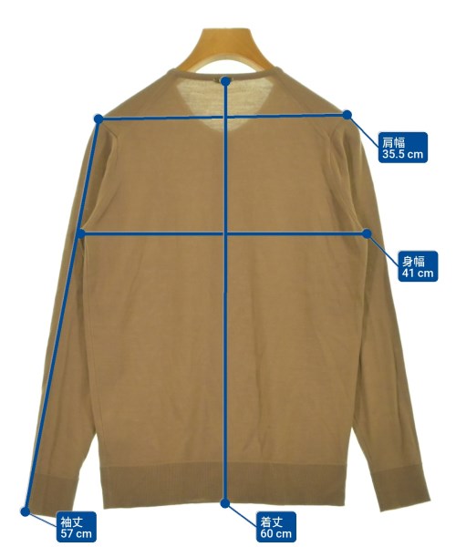 MUSE de Deuxieme Classe（ミューズドゥドゥーズィーエムクラス）カーディガン ベージュ サイズ:36(S位) レディース/2200641055041