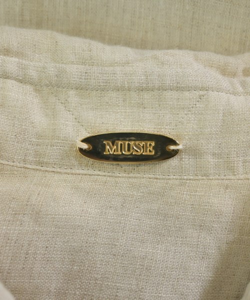 MUSE de Deuxieme Classe（ミューズドゥドゥーズィーエムクラス）カジュアルシャツ ベージュ サイズ:F レディース/2200639969077