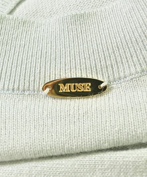 MUSE de Deuxieme Classe（ミューズドゥドゥーズィーエムクラス）ニット・セーター 青 サイズ:F レディース/2200641331022