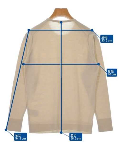 MUSE de Deuxieme Classe（ミューズドゥドゥーズィーエムクラス）ニット・セーター ベージュ サイズ:36(S位) レディース/2200632293049
