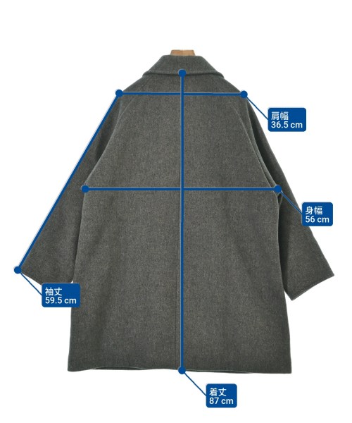 MUSE de Deuxieme Classe（ミューズドゥドゥーズィーエムクラス）コート グレー サイズ:-(M位) レディース/2200632309030