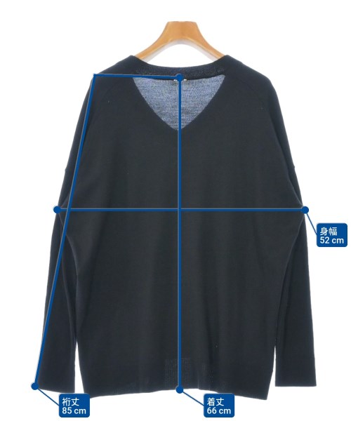 MUSE de Deuxieme Classe（ミューズドゥドゥーズィーエムクラス）ニット・セーター 黒 サイズ:F レディース/2200628220066