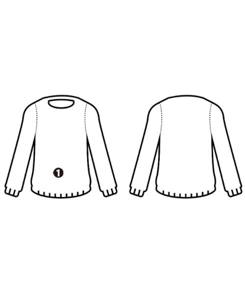 MUSE de Deuxieme Classe（ミューズドゥドゥーズィーエムクラス）ニット・セーター 黒 サイズ:F レディース/2200629093157