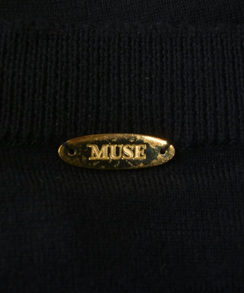 MUSE de Deuxieme Classe（ミューズドゥドゥーズィーエムクラス）ニット・セーター 黒 サイズ:F レディース/2200629093157