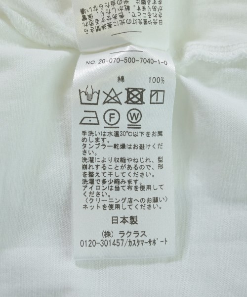 MUSE de Deuxieme Classe（ミューズドゥドゥーズィーエムクラス）Tシャツ・カットソー 白 サイズ:-(M位) レディース/2200643524033