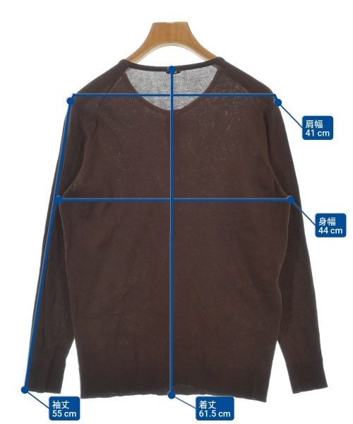 MUSE de Deuxieme Classe（ミューズドゥドゥーズィーエムクラス）カーディガン 茶 サイズ:38(M位) レディース/2200643683020