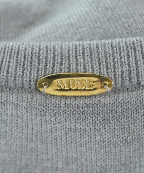 MUSE de Deuxieme Classe（ミューズドゥドゥーズィーエムクラス）ニット・セーター グレー サイズ:-(M位) レディース/2200610833090