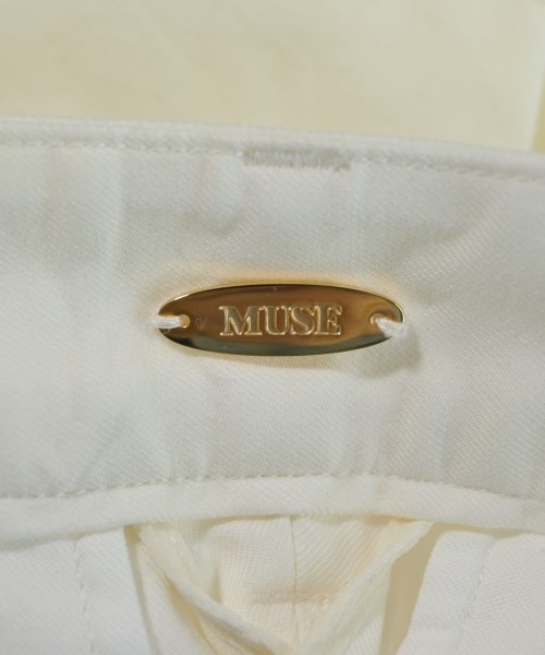 MUSE de Deuxieme Classe（ミューズドゥドゥーズィーエムクラス）スラックス 白 サイズ:34(XS位) レディース/2200631752127