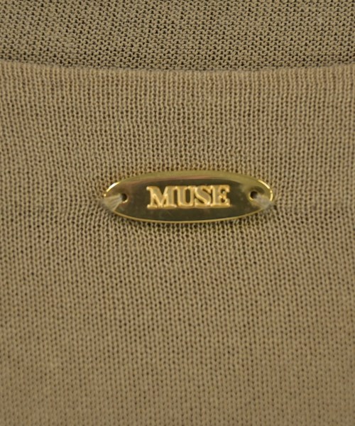 MUSE de Deuxieme Classe（ミューズドゥドゥーズィーエムクラス）カーディガン ベージュ サイズ:F レディース/2200610876332