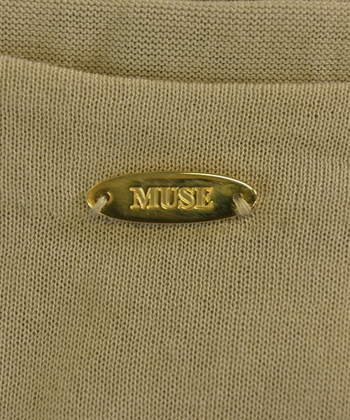 MUSE de Deuxieme Classe（ミューズドゥドゥーズィーエムクラス）カーディガン ベージュ サイズ:F レディース/2200620273046