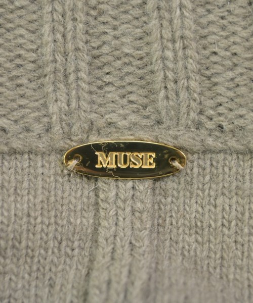 MUSE de Deuxieme Classe（ミューズドゥドゥーズィーエムクラス）ニット・セーター ベージュ サイズ:F レディース/2200615264165