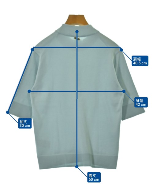 MUSE de Deuxieme Classe（ミューズドゥドゥーズィーエムクラス）ニット・セーター 青 サイズ:38(M位) レディース/2200626363055