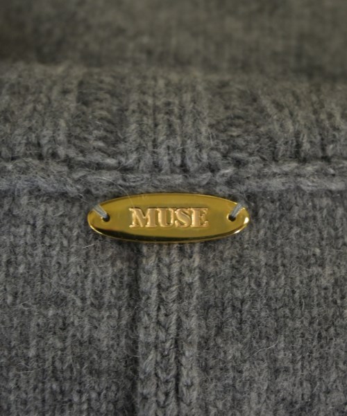 MUSE de Deuxieme Classe（ミューズドゥドゥーズィーエムクラス）ニット・セーター グレー サイズ:F レディース/2200624002093