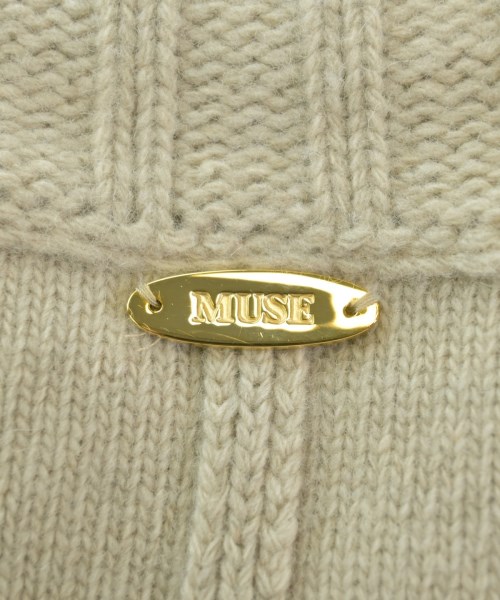 MUSE de Deuxieme Classe（ミューズドゥドゥーズィーエムクラス）ニット・セーター ベージュ サイズ:-(M位) レディース/2200624002109