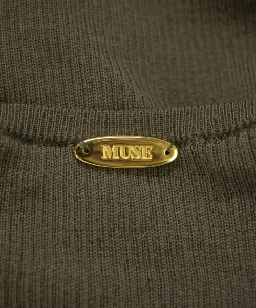 MUSE de Deuxieme Classe（ミューズドゥドゥーズィーエムクラス）ニット・セーター 茶 サイズ:F レディース/2200627357053