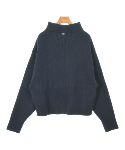MUSE de Deuxieme Classe（ミューズドゥドゥーズィーエムクラス）ニット・セーター 紺 サイズ:F レディース/2200627383014