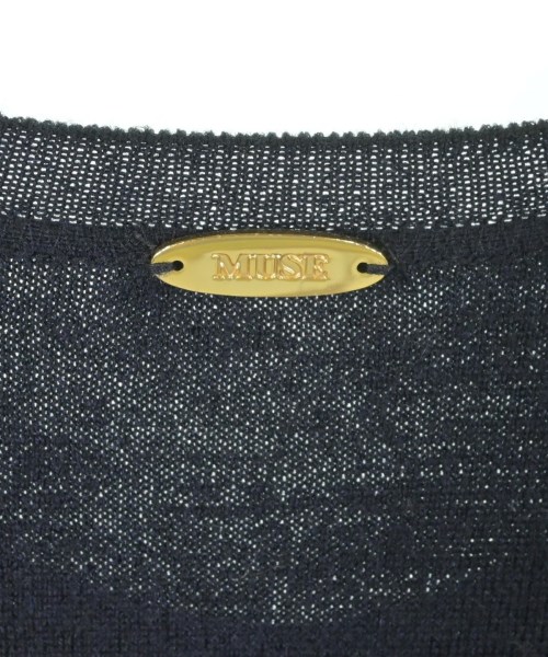 MUSE de Deuxieme Classe（ミューズドゥドゥーズィーエムクラス）ニット・セーター 紺 サイズ:F レディース/2200614695038
