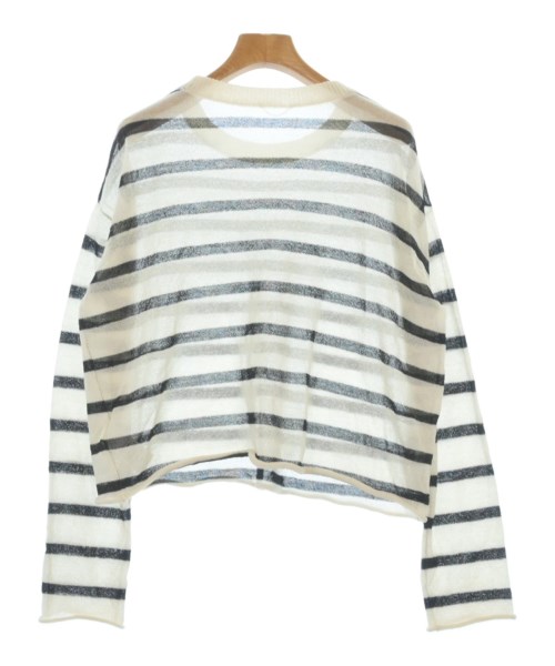 MUSE de Deuxieme Classe（ミューズドゥドゥーズィーエムクラス）ニット・セーター 白 サイズ:F レディース/2200616913017