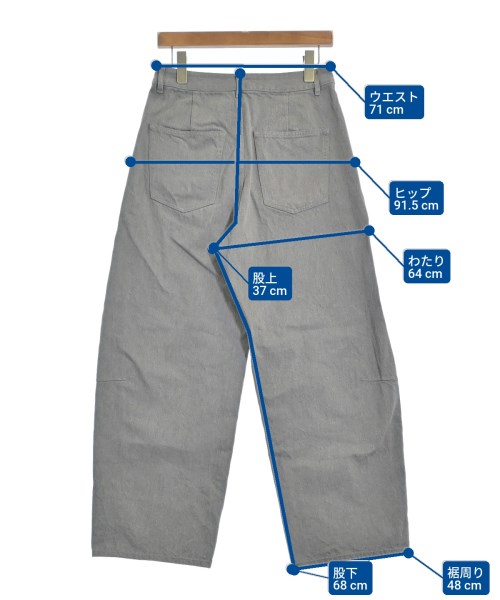 MUSE de Deuxieme Classe（ミューズドゥドゥーズィーエムクラス）デニムパンツ グレー サイズ:36(S位) レディース/2200616077054