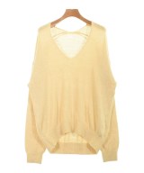 MUSE de Deuxieme Classe（ミューズドゥドゥーズィーエムクラス）ニット・セーター 黄 サイズ:F レディース/2200631356011