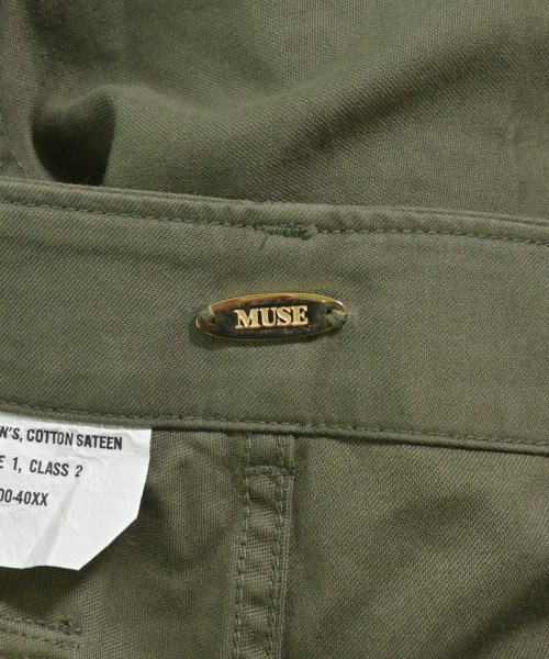 MUSE de Deuxieme Classe（ミューズドゥドゥーズィーエムクラス）チノパン カーキ サイズ:34(XS位) レディース/2200631888031
