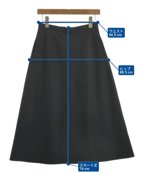 MUSE de Deuxieme Classe（ミューズドゥドゥーズィーエムクラス）ロング・マキシ丈スカート 黒 サイズ:38(M位) レディース/2200630643129