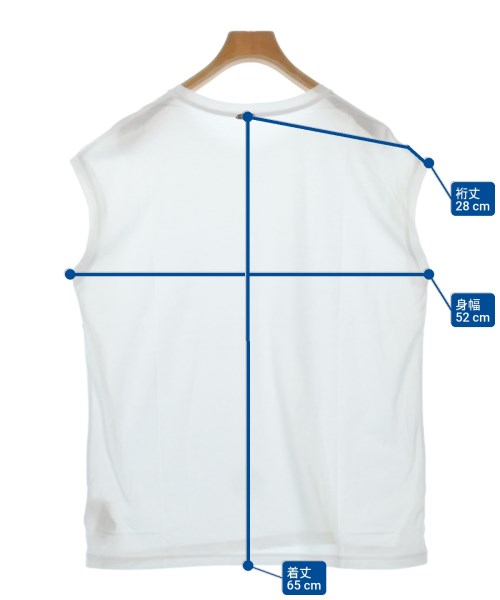 MUSE de Deuxieme Classe（ミューズドゥドゥーズィーエムクラス）ノースリーブ 白 サイズ:F レディース/2200618020096