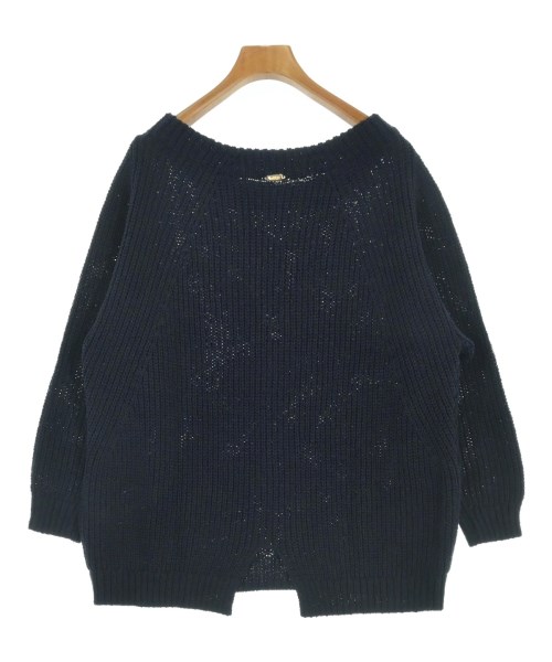 MUSE de Deuxieme Classe（ミューズドゥドゥーズィーエムクラス）ニット・セーター 紺 サイズ:-(M位) レディース/2200628213532
