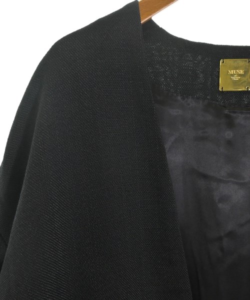 MUSE de Deuxieme Classe（ミューズドゥドゥーズィーエムクラス）ステンカラーコート 黒 サイズ:F レディース/2200633490027