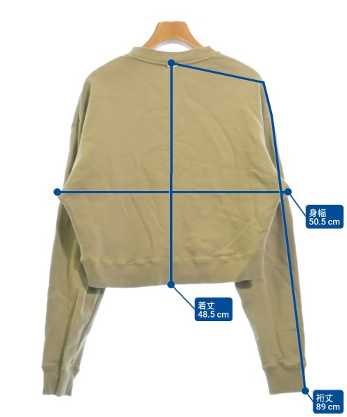 MUSE de Deuxieme Classe（ミューズドゥドゥーズィーエムクラス）スウェット ベージュ サイズ:-(M位) レディース/2200620712033