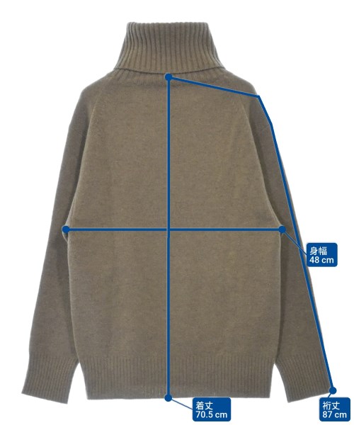 MUSE de Deuxieme Classe（ミューズドゥドゥーズィーエムクラス）ニット・セーター ベージュ サイズ:-(M位) レディース/2200607135015