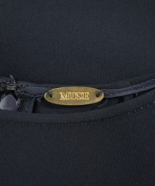 MUSE de Deuxieme Classe（ミューズドゥドゥーズィーエムクラス）ワンピース 紺 サイズ:38(M位) レディース/2200611278067