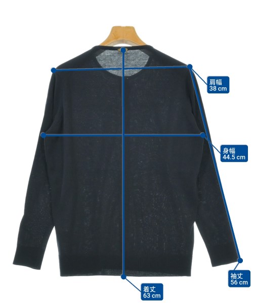 MUSE de Deuxieme Classe（ミューズドゥドゥーズィーエムクラス）カーディガン 紺 サイズ:38(M位) レディース/2200611278081