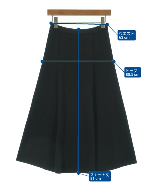 MUSE de Deuxieme Classe（ミューズドゥドゥーズィーエムクラス）ロング・マキシ丈スカート 黒 サイズ:-(M位) レディース/2200612662162