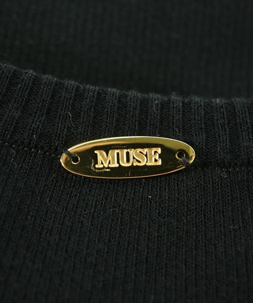 MUSE de Deuxieme Classe（ミューズドゥドゥーズィーエムクラス）ベスト/ノースリーブ 黒 サイズ:-(XS位) レディース/2200608011226