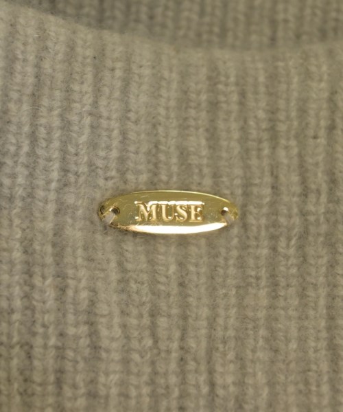 MUSE de Deuxieme Classe（ミューズドゥドゥーズィーエムクラス）ニット・セーター グレー サイズ:F レディース/2200613831017