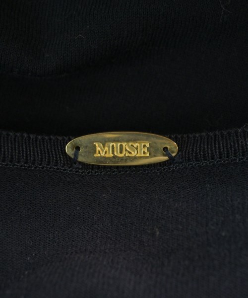 MUSE de Deuxieme Classe（ミューズドゥドゥーズィーエムクラス）ニット・セーター 紺 サイズ:38(M位) レディース/2200611315038