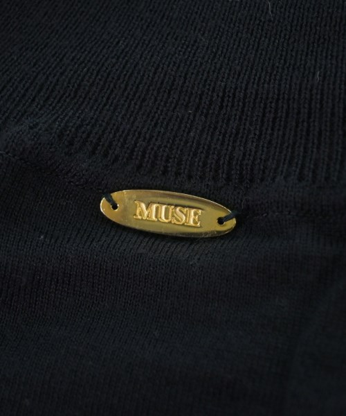 MUSE de Deuxieme Classe（ミューズドゥドゥーズィーエムクラス）ニット・セーター 紺 サイズ:F レディース/2200614900033