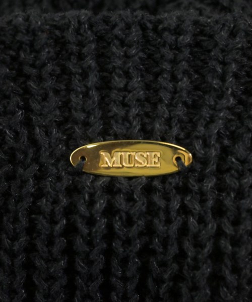MUSE de Deuxieme Classe（ミューズドゥドゥーズィーエムクラス）ニット・セーター 黒 サイズ:F レディース/2200608272016