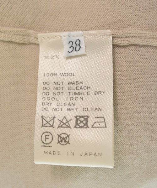 MUSE de Deuxieme Classe（ミューズドゥドゥーズィーエムクラス）カーディガン ベージュ サイズ:38(M位) レディース/2200616277034