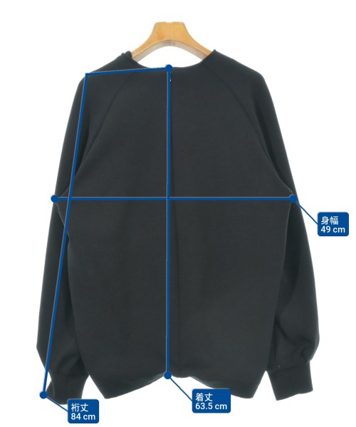 MUSE de Deuxieme Classe（ミューズドゥドゥーズィーエムクラス）スウェット 黒 サイズ:F レディース/2200618774029