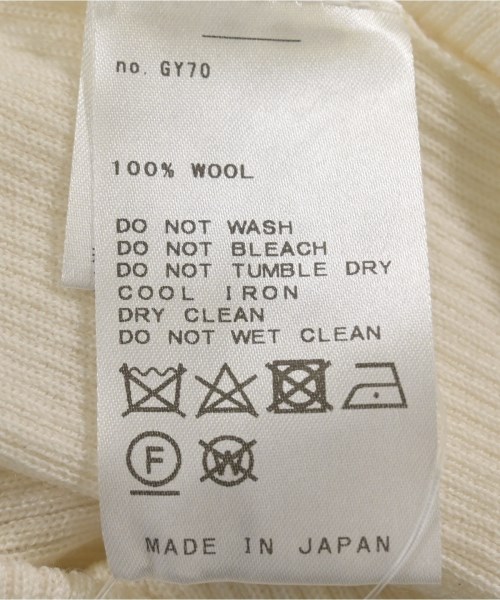 MUSE de Deuxieme Classe（ミューズドゥドゥーズィーエムクラス）ニット・セーター 白 サイズ:F レディース/2200619199081