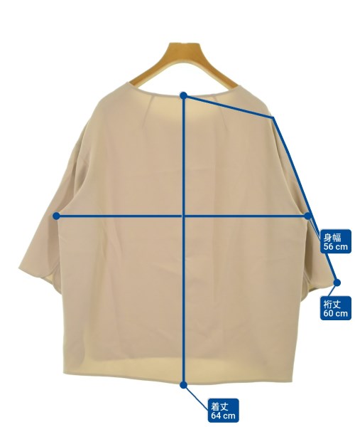 MUSE de Deuxieme Classe（ミューズドゥドゥーズィーエムクラス）ブラウス ベージュ サイズ:-(M位) レディース/2200611627032