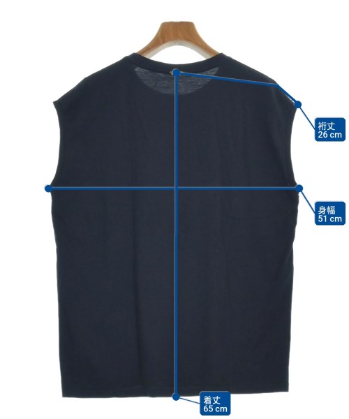 MUSE de Deuxieme Classe（ミューズドゥドゥーズィーエムクラス）ノースリーブ 紺 サイズ:F レディース/2200613991162