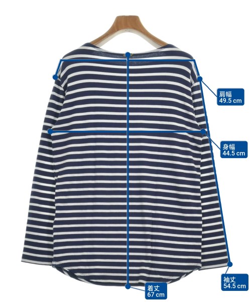 MUSE de Deuxieme Classe（ミューズドゥドゥーズィーエムクラス）Tシャツ・カットソー 紺 サイズ:F レディース/2200613991179