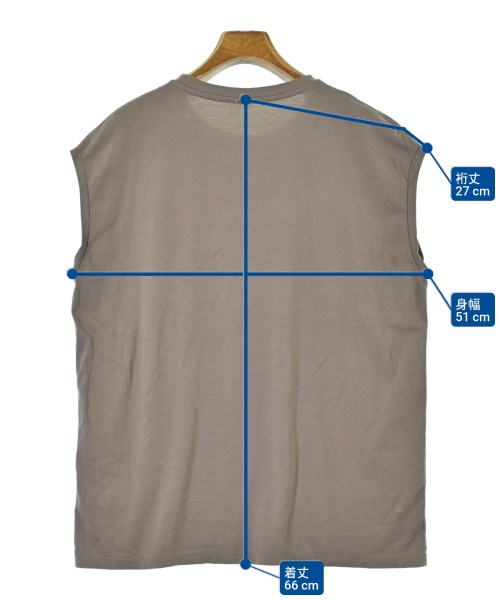 MUSE de Deuxieme Classe（ミューズドゥドゥーズィーエムクラス）Tシャツ・カットソー 茶 サイズ:F レディース/2200616391150