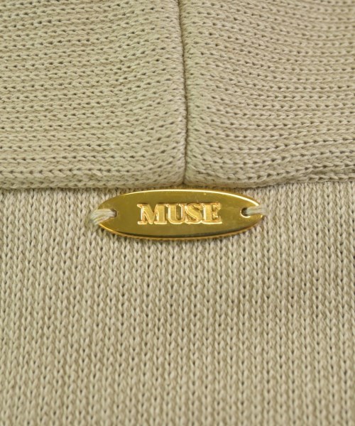 MUSE de Deuxieme Classe（ミューズドゥドゥーズィーエムクラス）カーディガン ベージュ サイズ:F レディース/2200619708061